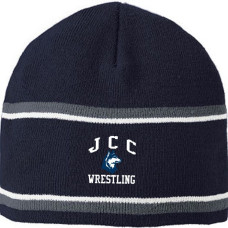 JCC Wrestling Striped Beanie Stocking Cap